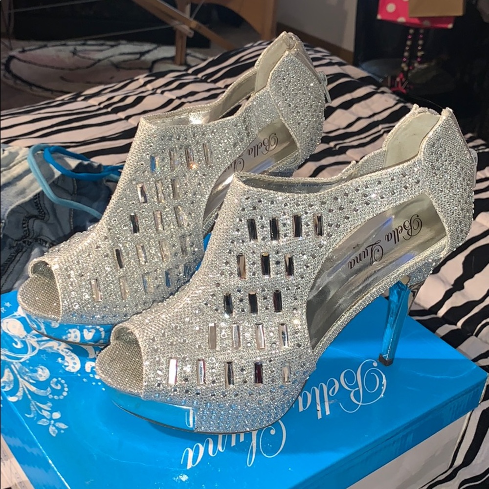 Silver heels
